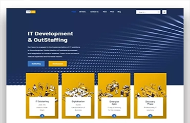 Корпоративный сайт разработчика приложений
