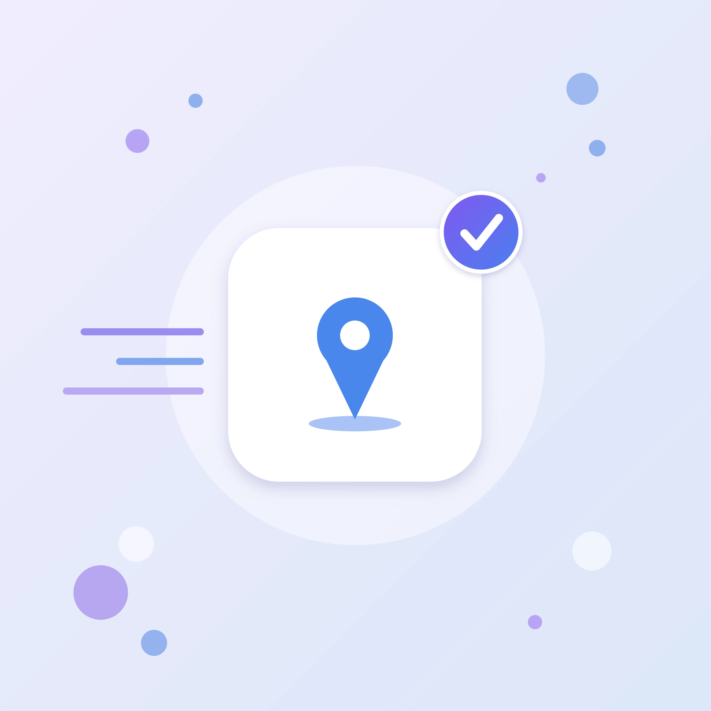 Значок подключения Google Maps к сайту: метка на карте — карта офиса и подсказка адреса