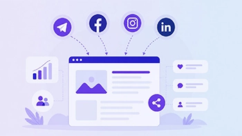 Интеграция сайта с социальными сетями Facebook, Instagram и LinkedIn