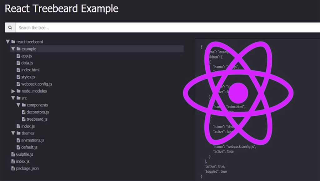 React.js framework