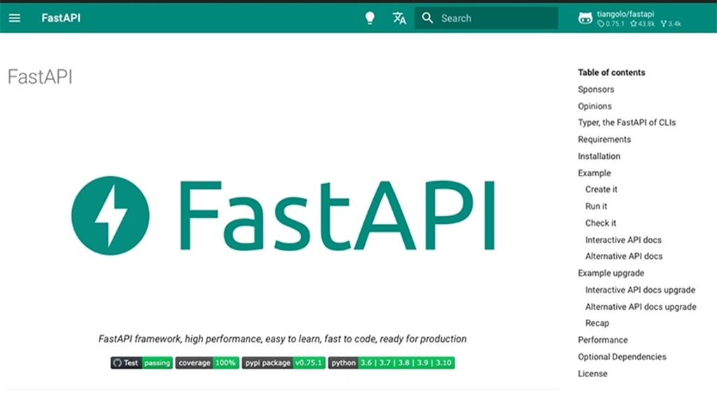 FastAPI międzyplatformowy framework