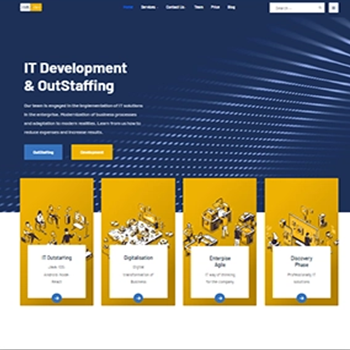 International IT Company Website