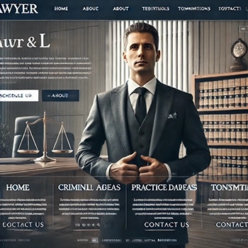 Website of a lawyer